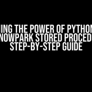 Unleashing the Power of Python Logger in a Snowpark Stored Procedure: A Step-by-Step Guide